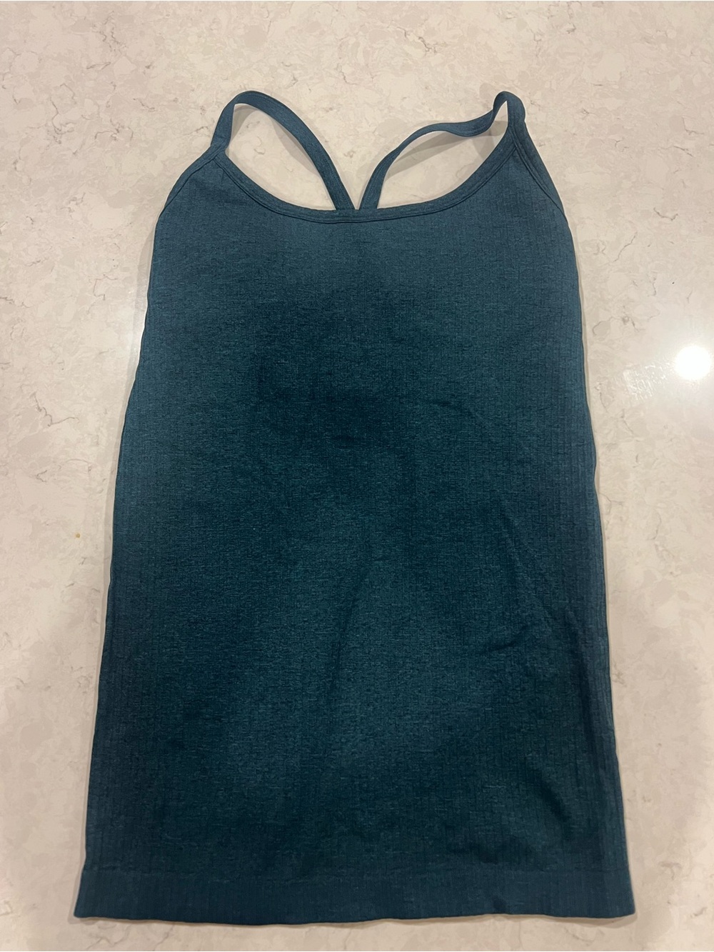 CRZ YOGA Teal Green Racerback Tank Top
